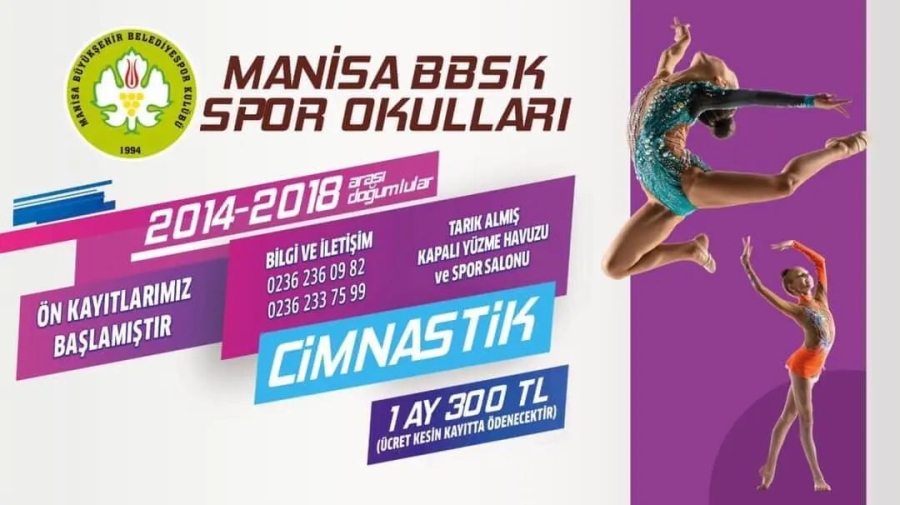 Manisa Büyükşehir de Cimnastik Kursu Başlıyor