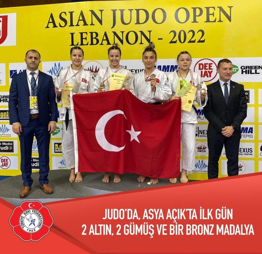Judo’da, Asya Açık’ta  2 altın, 2 gümüş ve bir bronz madalya