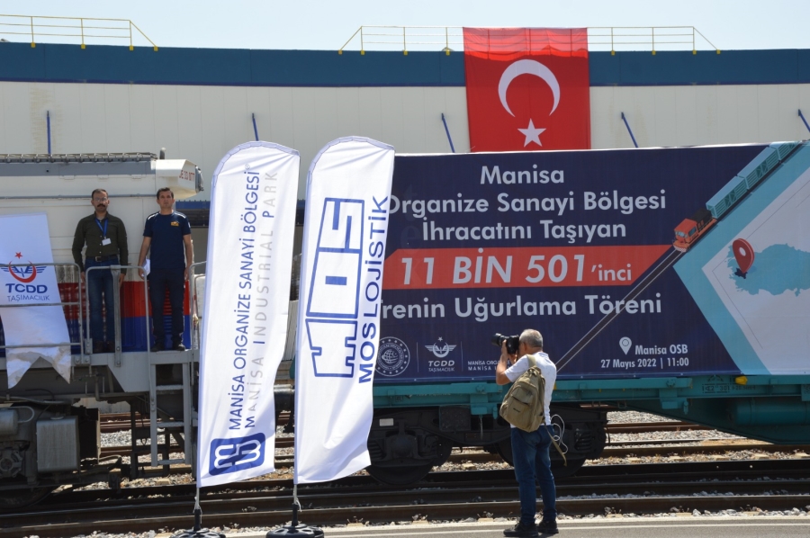  (MOSB) ihracatını dünyaya taşıyan 11 bin 501’inci tren törenle yola çıktı.