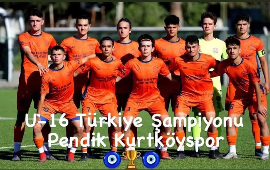 U16 Türkiye Şampiyonu Pendik Kurtköy