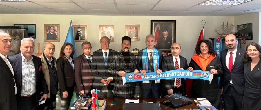 CHP Genel Başkan Danışmanları Manisa Azerbaycan Kültür ve Dayanışma Derneği’ni ziyaret etti