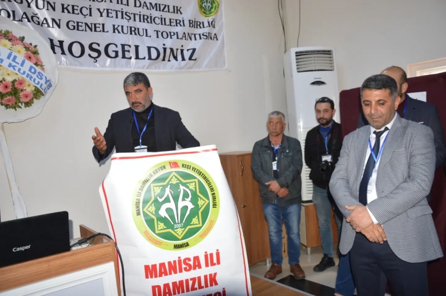  Manisa İli Damızlık Koyun ve Keçi Yetiştiricileri Birliği başkanlığına Harun Süner Seçildi