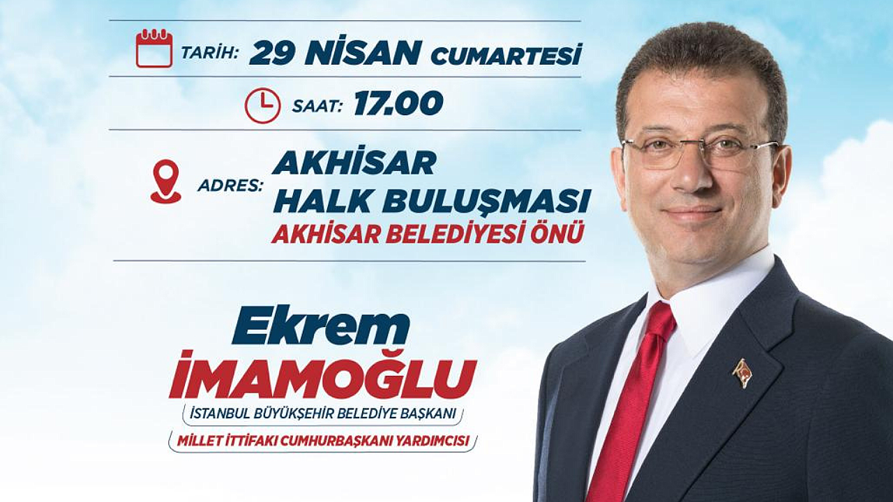 Ekrem İmamoğlu 29 Nisan