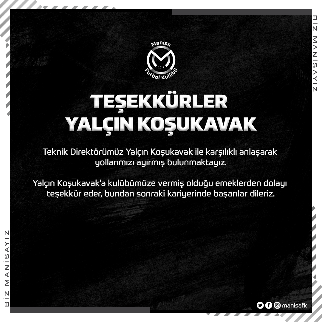 Yalçın Koşukavak ile yollar ayrıldı