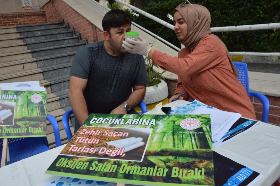 Manisa Şehzadeler İlçe Sağlık Müdürlüğü “31 Mayıs Dünya Tütünsüz Günü” Etkinliği