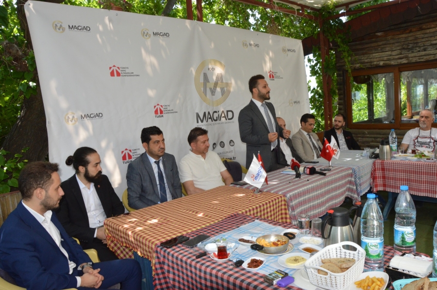  (MAGİAD) yeni yönetimi basın mensuplarıyla bir araya geldi 