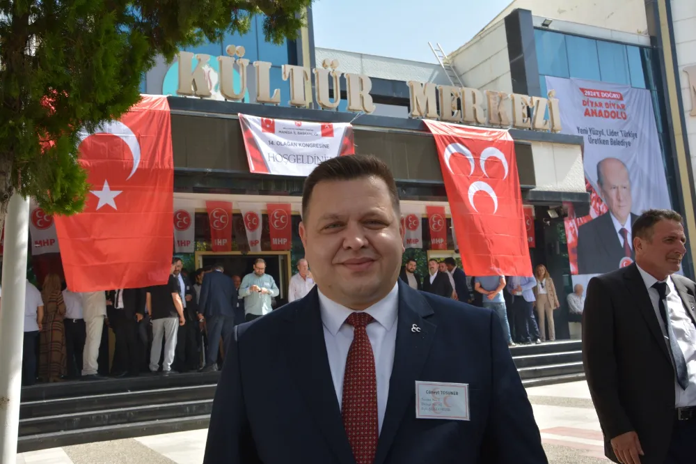 (MHP) Manisa İl Başkanı Cüneyt Tosuner, güven tazeledi