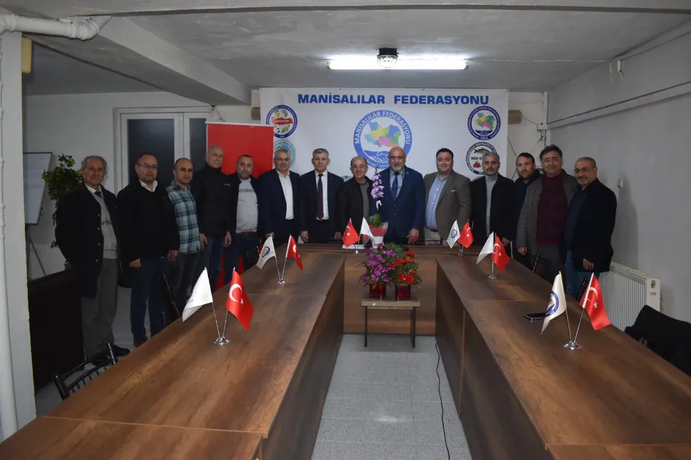Gürhan Özcan, Manisalılar Federasyonunu ziyaret etti
