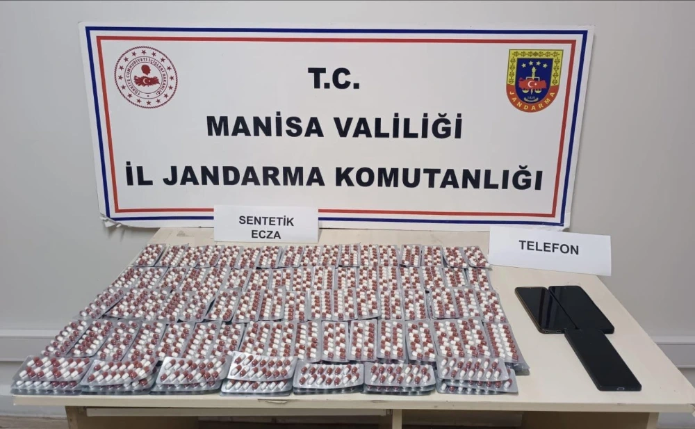 Manisa’da 2 Bin 671 Sentetik Ecza Ele Geçirildi: Bir Kişi Tutuklandı