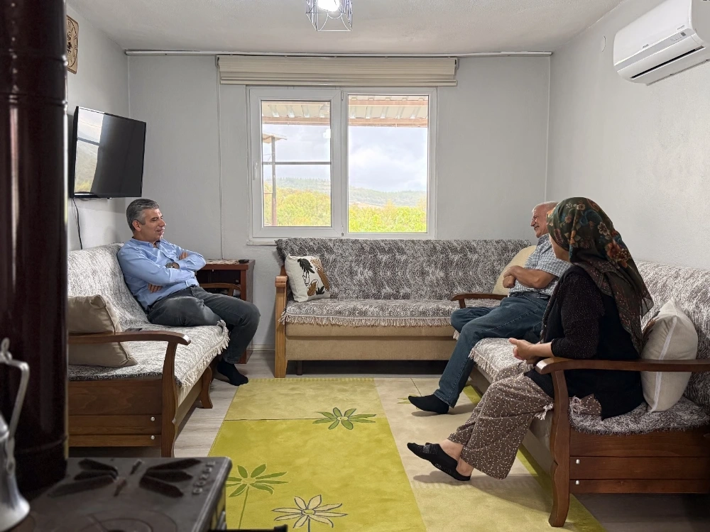 BAŞKAN SERCAN OKUR, KIRSAL MAHALLELERDE VATANDAŞLARLA BULUŞTU