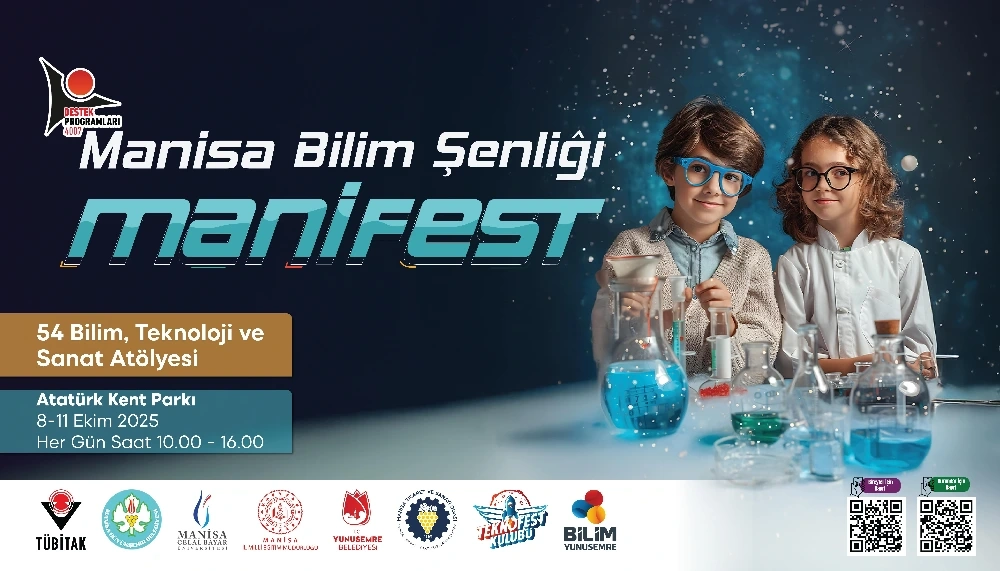 MANİFEST Bilim Şenliği 8 Ekim’de Başlıyor