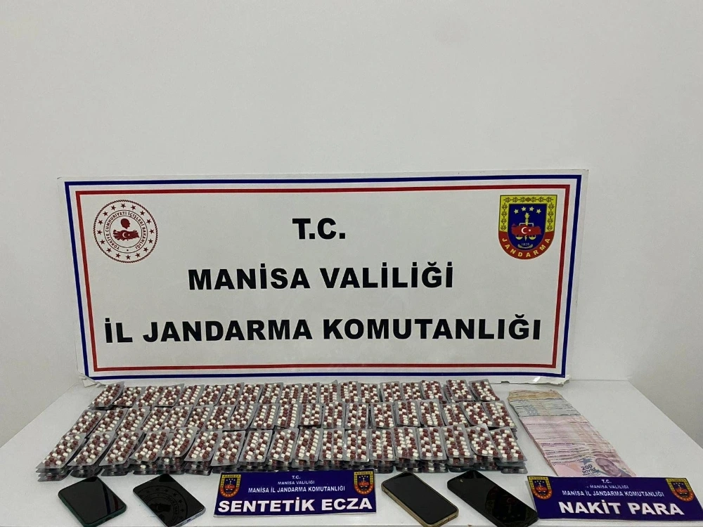 Manisa’da Uyuşturucu Operasyonu: Binlerce Sentetik Hap Ele Geçirildi