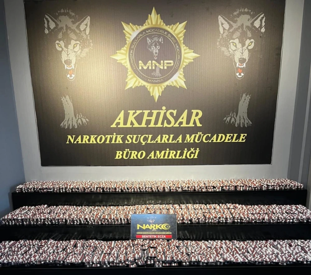Akhisar’da 28 Bin Sentetik Ecza Ele Geçirildi