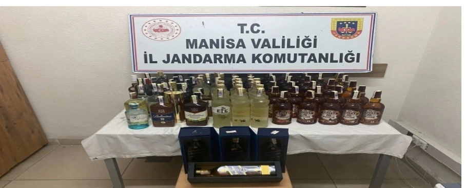 Akhisar’da Jandarmadan Kaçak Alkol ve Tütün Operasyonu