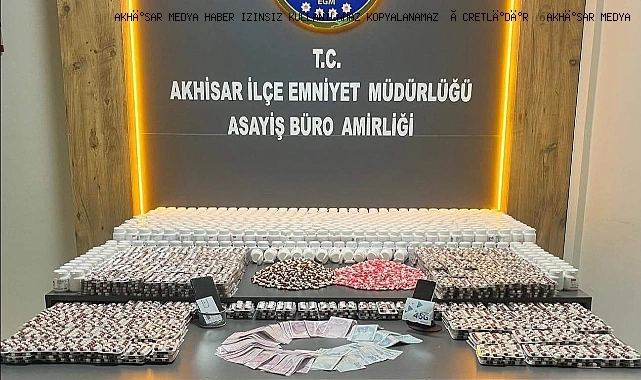 Akhisar’da 10 bin sentetik hap ele geçirildi: 1 tutuklama