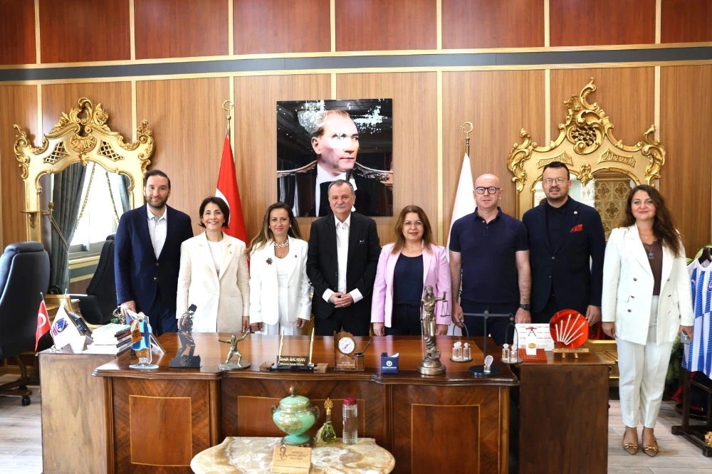 BAŞKAN BALABAN CHP MİLLETVEKİLLERİNİ AĞIRLADI