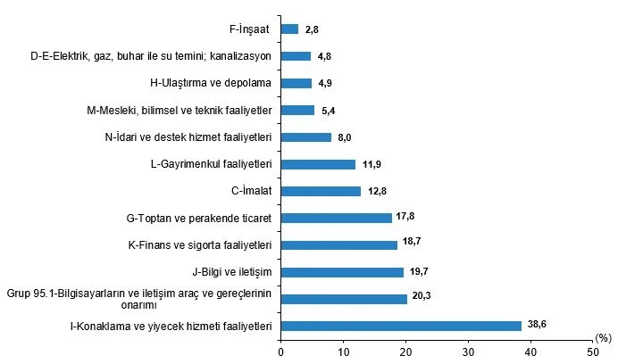 Girişimlerde bilişim teknolojisi kullanımı arttı
