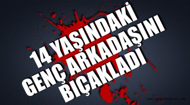 14 YAŞINDAKİ GENÇ ARKADAŞINI BIÇAKLADI