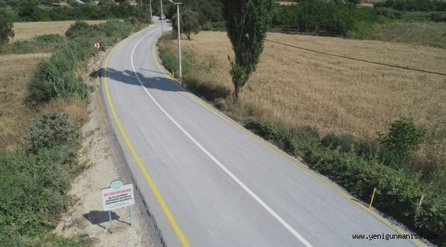 Üçpınar-bağyolu beton yolu  açıldı