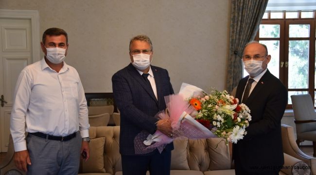 BAŞKAN ÇERÇİ’DEN VALİ KARADENİZ’E HAYIRLI OLSUN ZİYARETİ