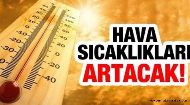 Hava Sıcaklıkları Artacak