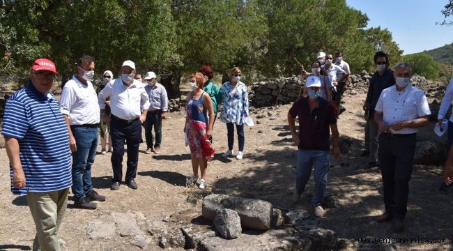 BAŞKAN ÇERÇİ KARAAHMETLİ’DE İNCELEMELERDE BULUNDU