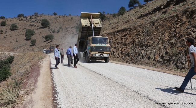 Kula’da 88 Kilometrelik Asfaltın Startı Verildi