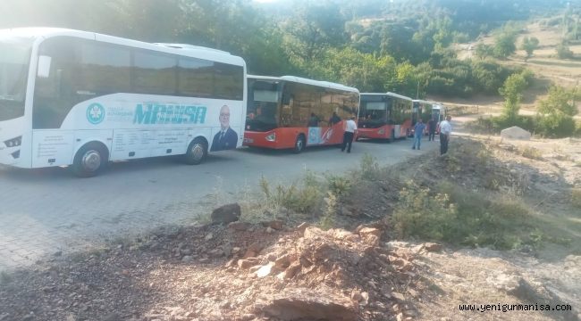 Manisa Büyükşehir Belediyesi Yangın Bölgesinde Seferber