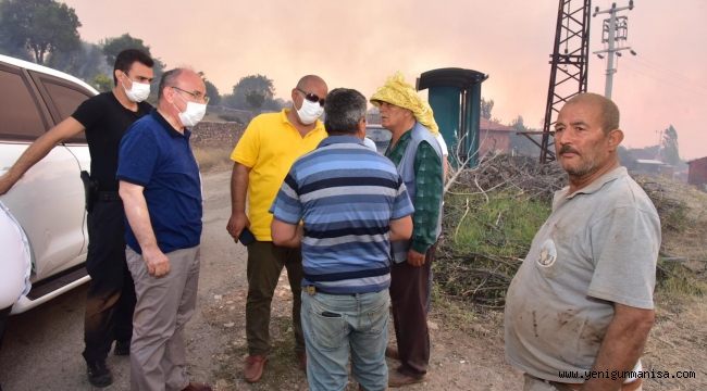 Manisa Valiliğinden Ahmetli İlçesi Orman Yangınına İlişkin Basın Açıklaması