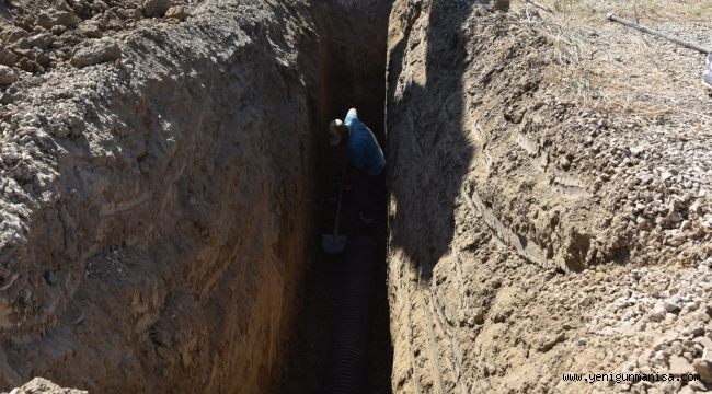 Muradiye’de Kanalizasyon Hattı Çalışması