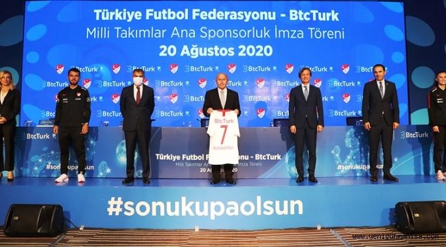 TFF, BtcTurk ile ana sponsorluk sözleşmesi imzaladı