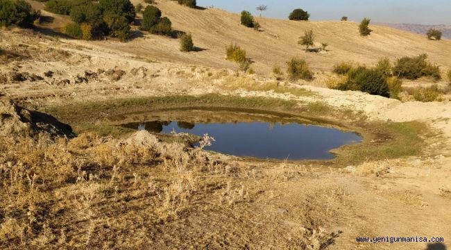 Kula’da 2 Gölet Bakıma Alındı