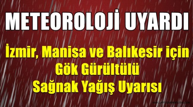 METEOROLOJİDEN MANİSA