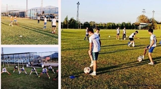 YUNUSEMRE FUTBOL ALTYAPIDA ÇALIŞMALAR BAŞLADI