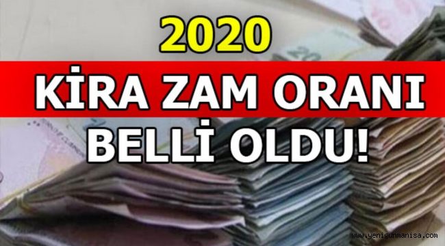 Kiralara yapılacak zam oranları belli oldu. 