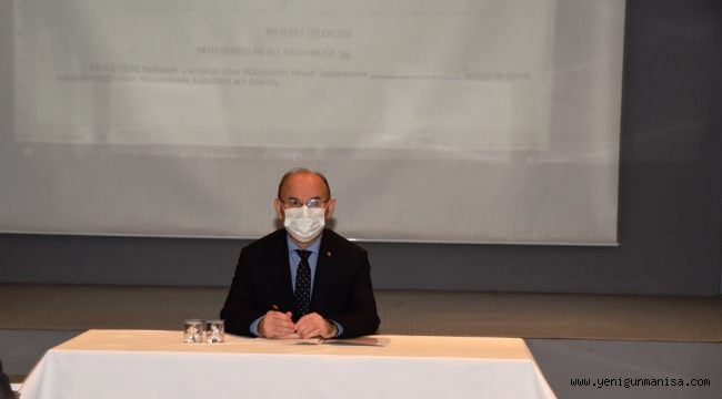 Turgutlu OSB Müteşebbis Heyet Toplantısı, Vali Karadeniz Başkanlığında Yapıldı