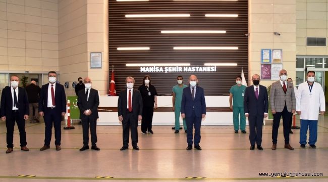 Vali Karadeniz, Manisa Şehir Hastanesinde İncelemelerde Bulundu