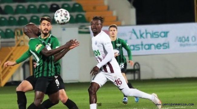 AKHİSAR İKİNCİ YARIYA 3 PUANLA BAŞLADI(1-0)