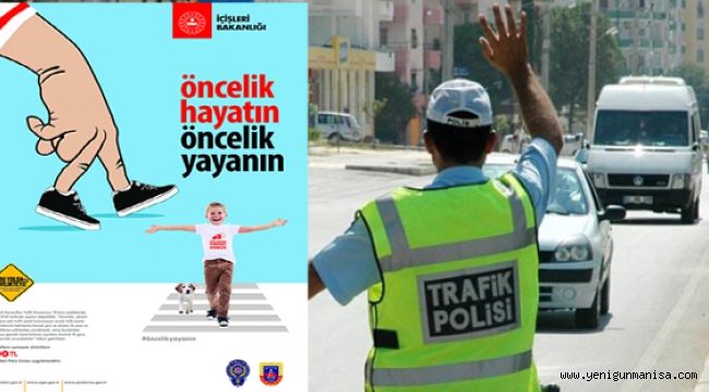 Manisa Valiliği 2020 Yılı Yaya Önceliği Trafik Uygulamaları Raporunu Açıkladı