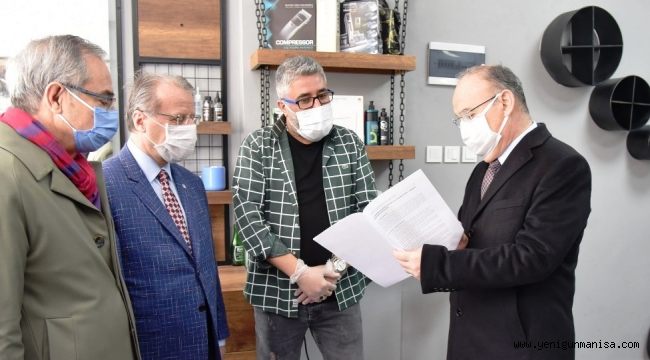  Manisa’da berber ve kuaför salonları denetlendi 