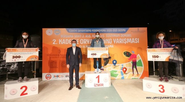 Oryantiring 2. kademe şampiyonası Bergama’da  başladı 