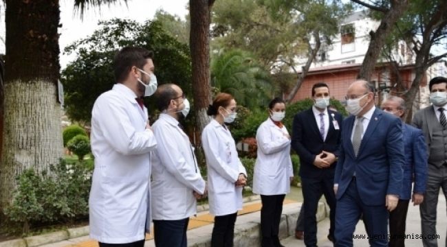 Vali Karadeniz, Ruh Sağlığı ve Hastalıkları Hastanesinde incelemelerde bulundu