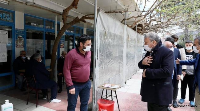 BAŞKAN ÇERÇİ KARAKÖY’DE VATANDAŞLARI ZİYARET ETTİ