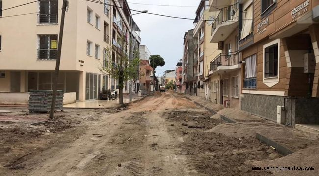 YUNUSEMRE’DEN MURADİYE’DE YOL ÇALIŞMASI