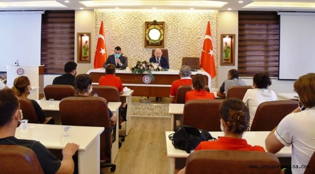 Vali Karadeniz, Türkiye ve Azerbaycan Paralimpik Taekwondo Milli Takımı’nı ağırladı 