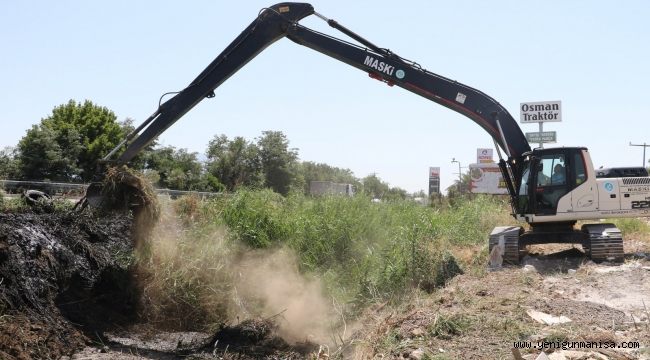  Manisa-Saruhanlı Yolunda 30 Km’lik Dere Temizliği Başladı