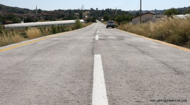 Beton Yol Gördes’le Salihli’yi Birbirine Bağlıyor