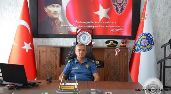  DEMİRCİ İLÇE EMNİYET MÜDÜRÜ KESGİN GÖREVİNE BAŞLADI