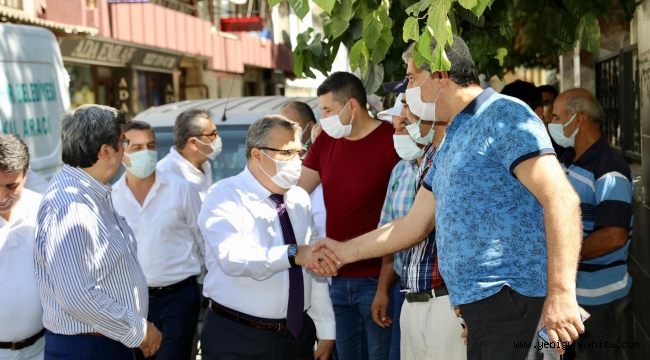 BAŞKAN ÇERÇİ KARAKÖY’DE ESNAF ZİYARETİ YAPTI