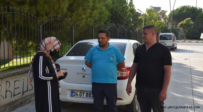 KAYBETTİĞİ CÜZDANINA YUNUSEMRE SAYESİNDE KAVUŞTU